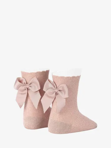 Meisjes Sokken Strik Old Rose