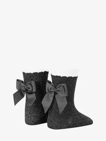 Meisjes Sokken Strik Black