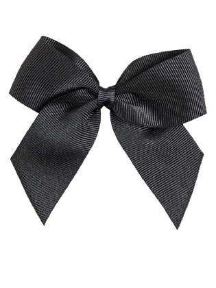 Meisjes Haarstrik Clip Black