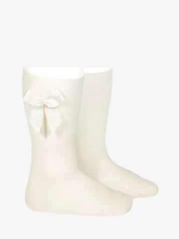 Meisjes Kniekousen Beige