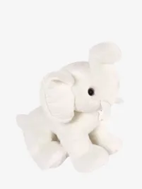 Doudou Et Compagnie Knuffel Olifant White 35 Cm