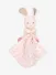 DOUDOU et Compagnie Knuffel doekje Konijn Pink