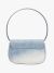 DIESEL DAMES Tas 1DR Shoulder Bag Medium Blue Denim