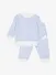 Feetje Unisex Kids Wafelpyjama Blauw