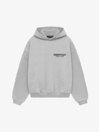Essentials Fear Of God Unisex Hoodie Light Heather