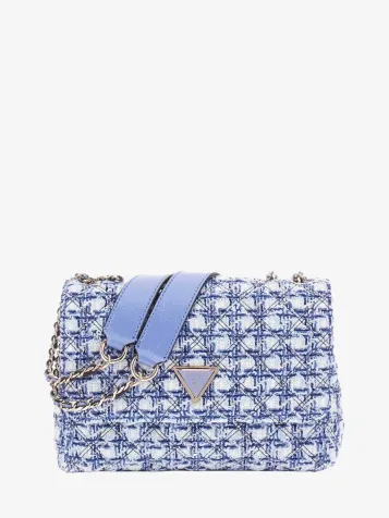 Guess Dames Tas Giully 2 Comp Cnvrtb Stormy Blue