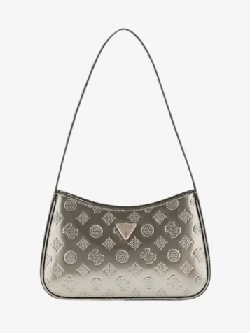 Guess Dames Tas Arnela Pewter Logo