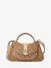Guess Dames Tas Jessa Girlfriend Satchel Latte Logo