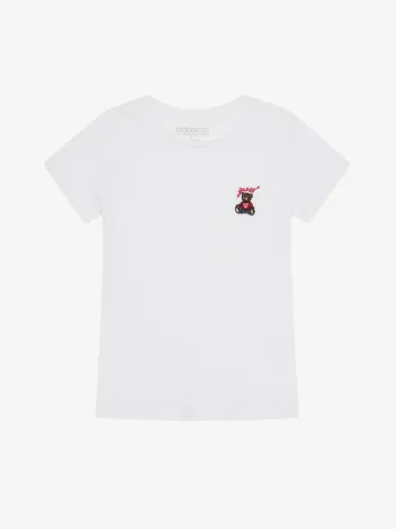 Meisjes T-shirt Pure White