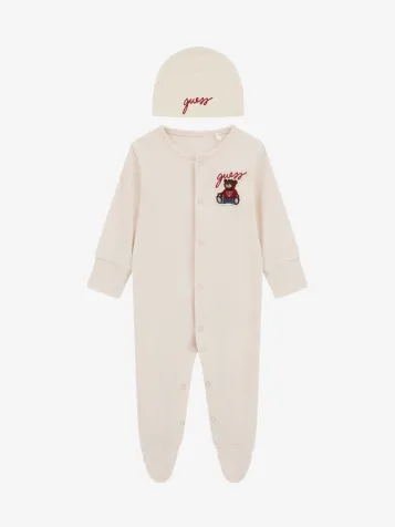Unisex Baby Boxpakje Muts Sand Grain