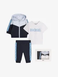 Boss Kids Jongens Baby Joggingpak Navy