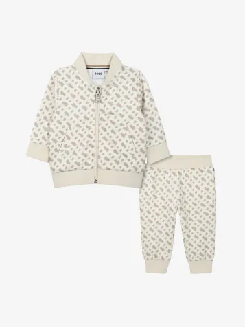 Jongens Baby Joggingpak Beige