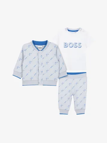 Jongens Baby Joggingpak Lichtblauw