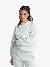 Hidden Hills Dames Trui Gated Community Hoodie Oversized Fit Grijs