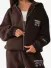 Hidden Hills Dames Vest Label Dark Brown