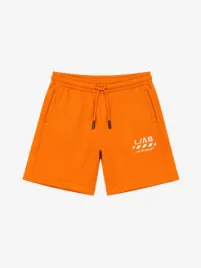 Lab Off White Jongens Short Logo Basic Orange Tiger