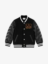 Lab Off White Jongens Bomberjas Off Active Zwart