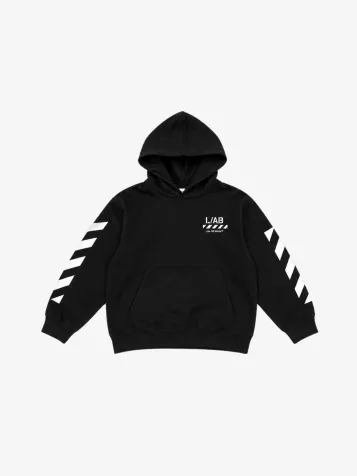 Jongens Hoodie Diag Zwart