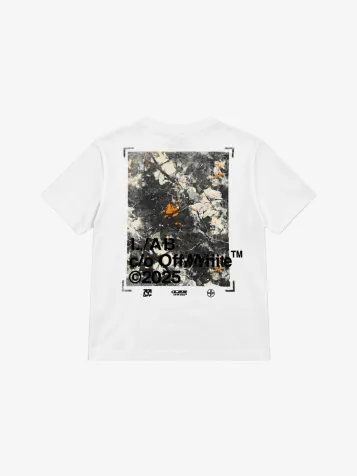 Jongens T-shirt Diag Bar Wit