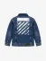 LAB Off White Jongens Spijkerjas Diag Bar Denim Steel Indigo