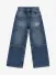 LAB Off White Jongens Spijkerbroek Diag Jeans Steel Indigo