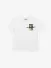 LAB Off White Jongens T-shirt Diag Bar Wit