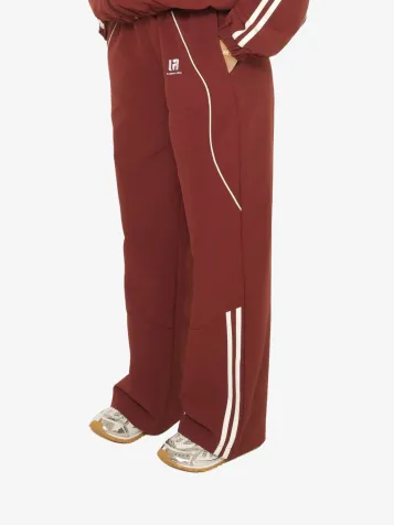 Dames Broek Track Burgundy