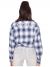 LA Sisters Oversized Check Shirt Blue