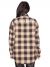 LA Sisters Oversized Check Shirt Beige