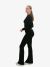 LA Sisters Flaired Lounge Pants Black