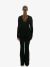 LA Sisters Flaired Lounge Pants Black