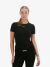 LA Sisters Dames Shirt Short Sleeve Lounge Top Zwart