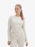 LA Sisters Dames Shirt Long Sleeve Lounge Top Grijs