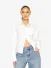 LA Sisters Dames Blouse Tie Back Wit