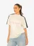 LA Sisters Dames T-shirt Football Jersey Beige 