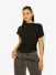 LA Sisters Dames Top Off Shoulder String Zwart