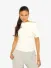 LA Sisters Dames Top Off Shoulder String Wit	