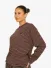 LA Sisters Dames Longsleeve Oversized Stripe Bruin