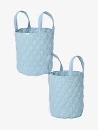 Little Dutch Jongens Opbergmand Groot Pure Denim Blue