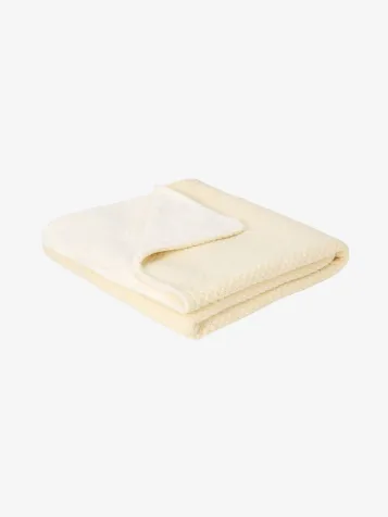 Unisex Baby Wiegdeken of Ledikantdeken Gebreid Pure Soft White