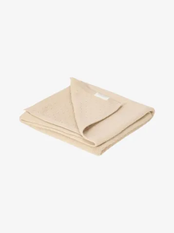 Unisex Baby Wiegdeken of Ledikantdeken Gebreid Pure Soft Beige