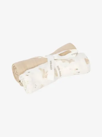 Unisex Baby Swaddle Doeken Hydrofiel 70x70 cm Baby Bunny