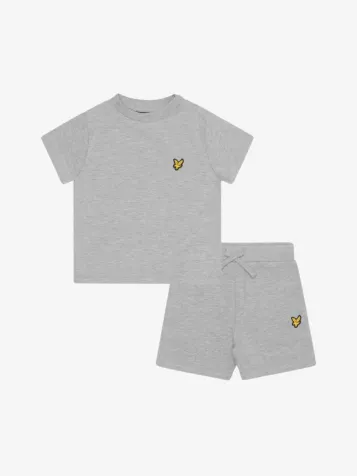 Jongens Set Light Grey Marl