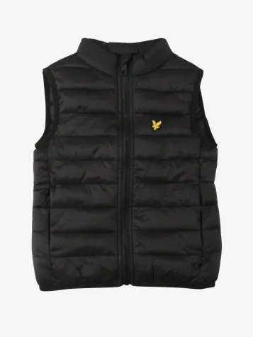 Jongens Bodywarmer Light Weight Padded Zwart