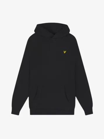 Jongens Hoodie Brush Back Zwart