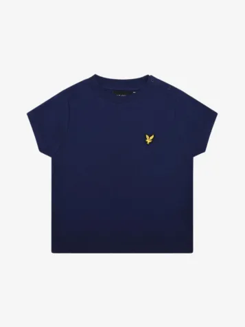 Jongens Baby T-shirt Plain Navy
