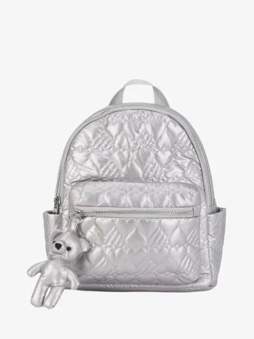 Meisjes Rugtas Metallic Zilver