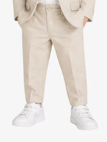Jongens Broek Linen Oat Mixed