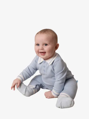 Jongens Baby Boxpakje Zeke Sky Blauw