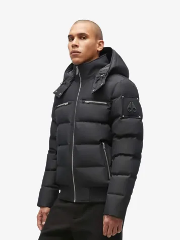 Heren Winterjas M Cloud Bomber Zwart